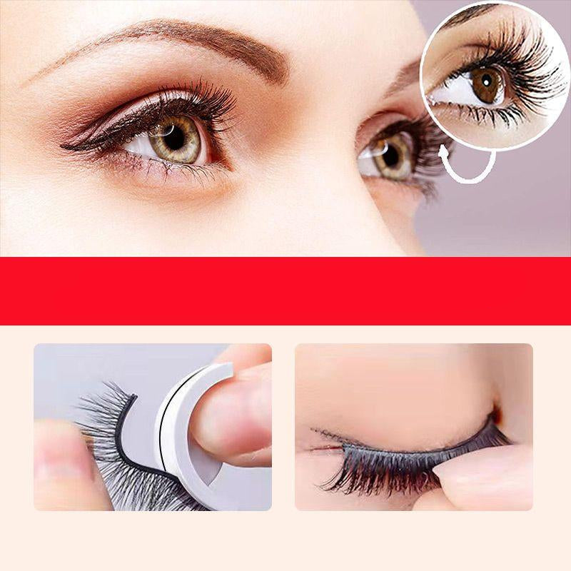 Vrouwen Zelfklevende Wimpers Natuurlijk Elegant Herbruikbaar Synthetische Vezels-5