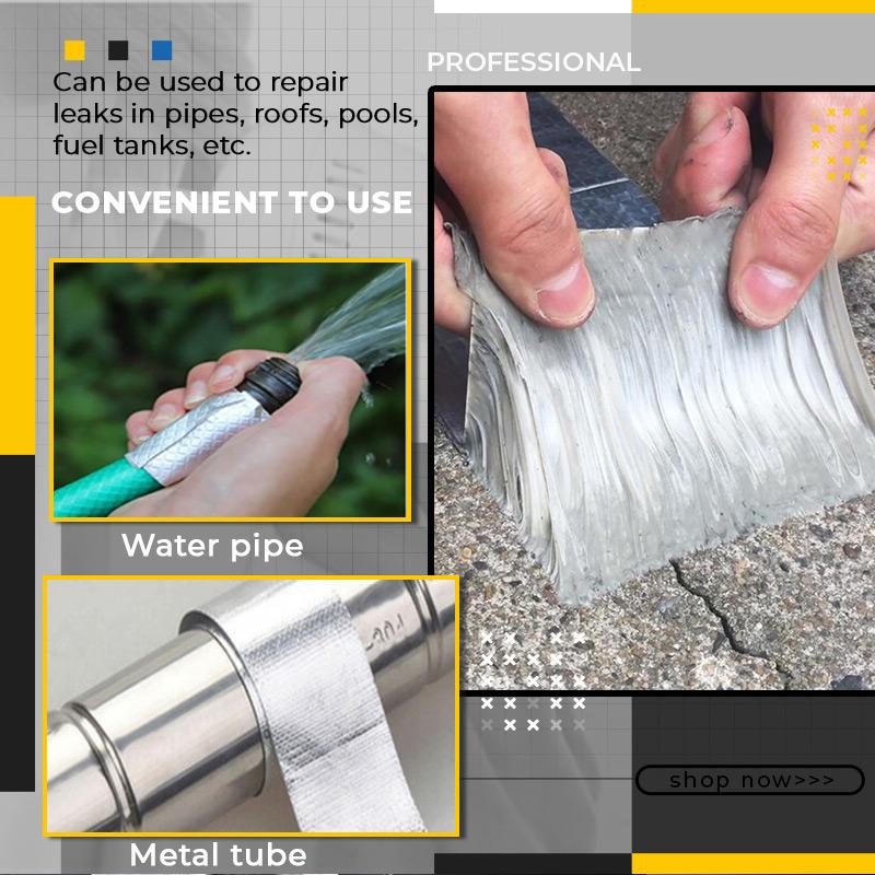 Waterdicht Reparatieband Zwart Butylrubber Voor Huishoudelijk Gebruik-5