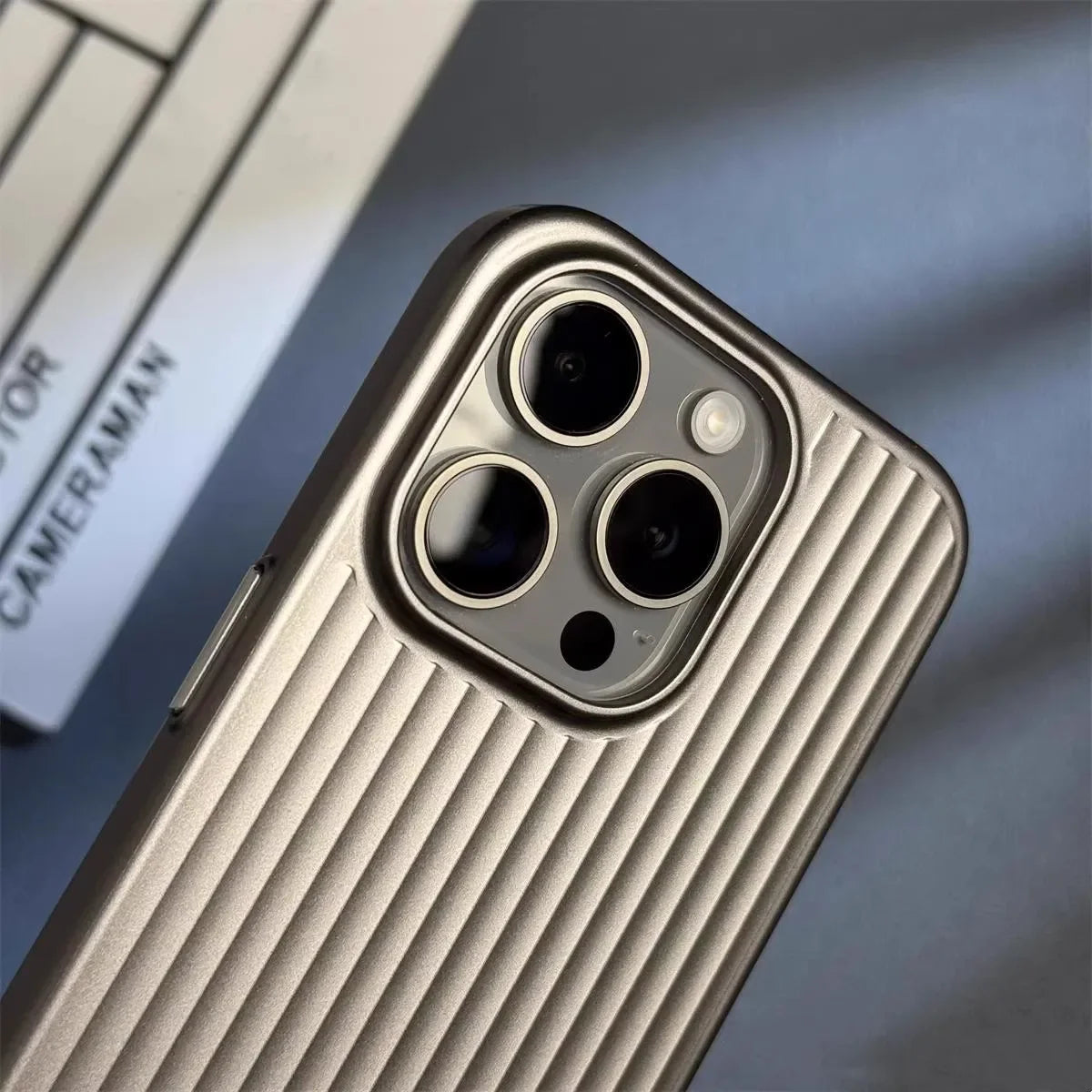 Telefoonhoesje voor mannen met geribbelde textuur 7