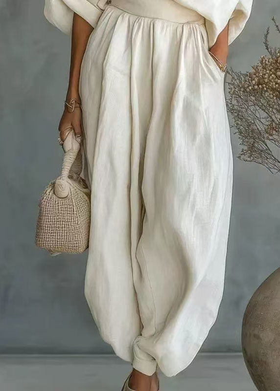 Tweedelige Set Dames Oversized Eén Schouder Zomerstijl 4