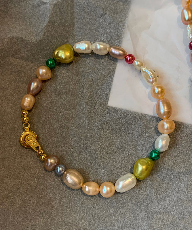 Unisex Armband Met Regenboog Kralen Design 4