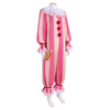 Unisex Circus Clown Jumpsuit Gestreept Speels Kostuum 1
