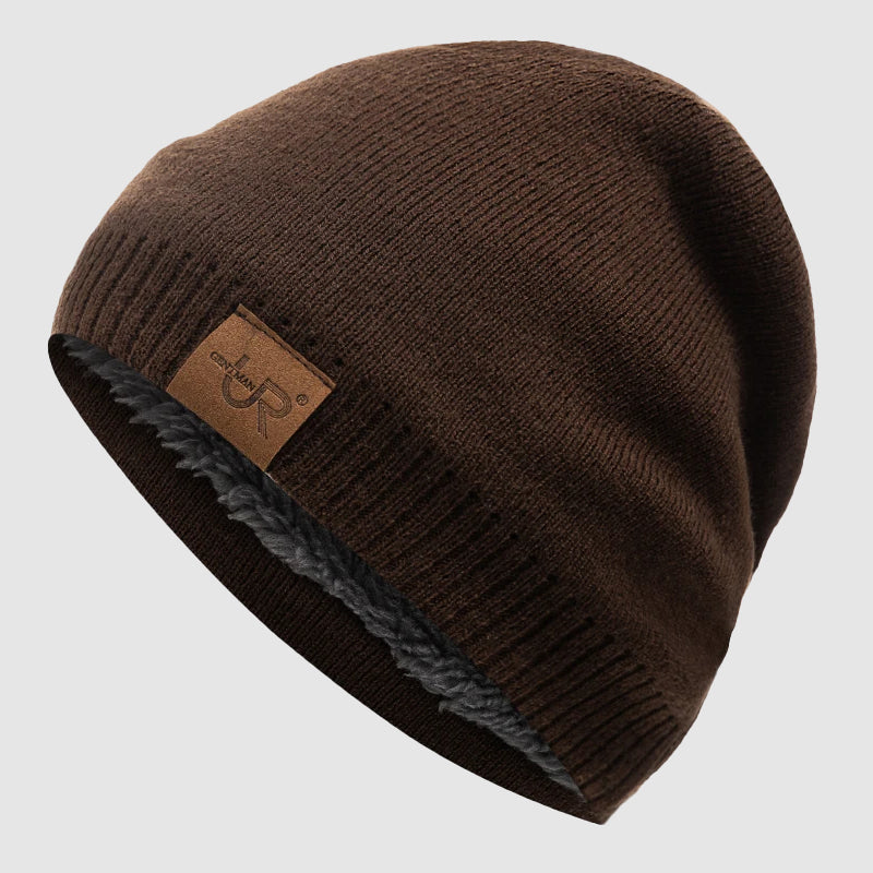 Unisex Gebreide Muts met Fleece Binnenvoering Trendy voor Koude Dagen 2