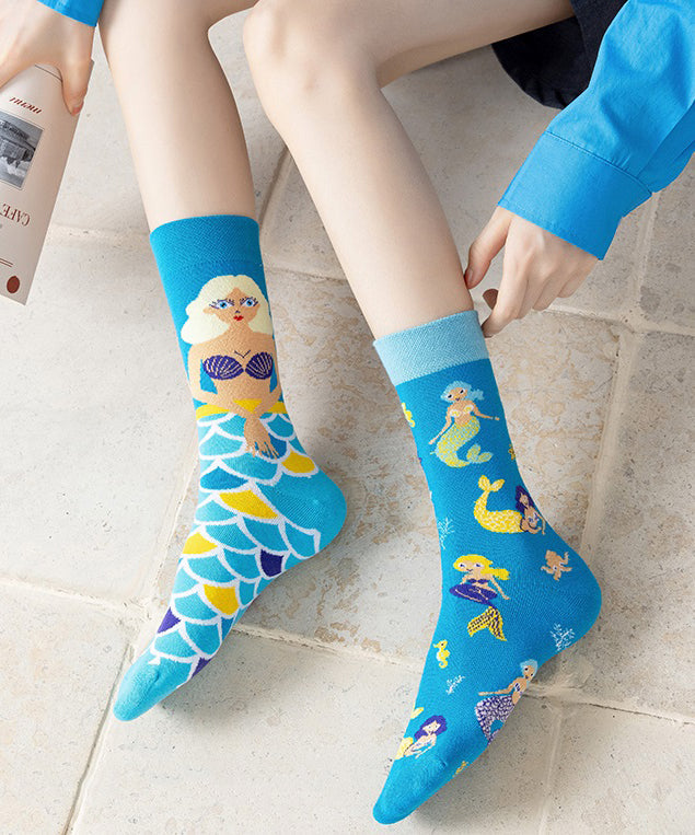 Unisex Mid Tube Sokken met Cartoon Dier Ontwerp 0