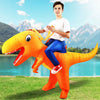 Unisex Opblaasbaar Dinosaurus Kostuum Cartoon Stijl 10