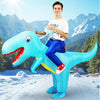 Unisex Opblaasbaar Dinosaurus Kostuum Cartoon Stijl 13