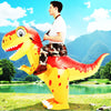 Unisex Opblaasbaar Dinosaurus Kostuum Cartoon Stijl 18