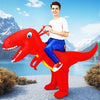 Unisex Opblaasbaar Dinosaurus Kostuum Cartoon Stijl 8