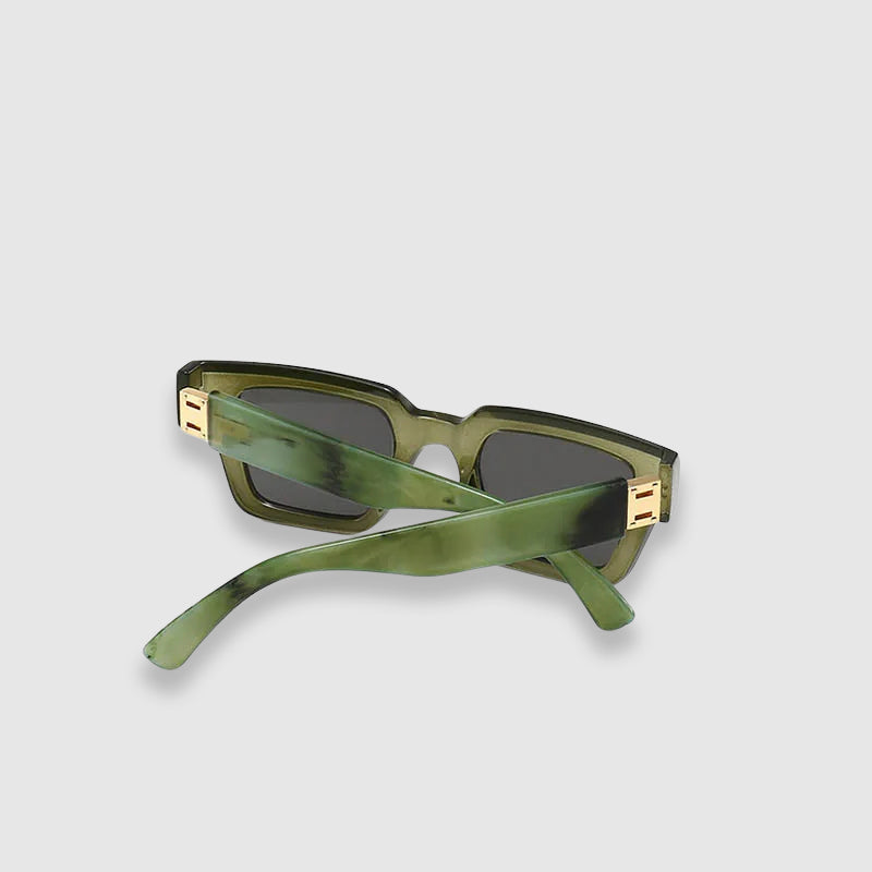Unisex Retro Zonnebril met Vierkant Frame 7