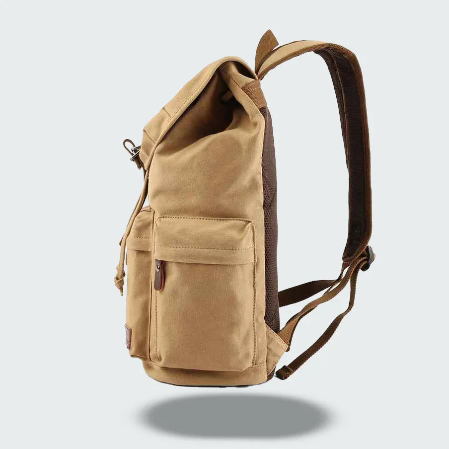 Unisex Rugzak Met Flap Vintage Stijl 7