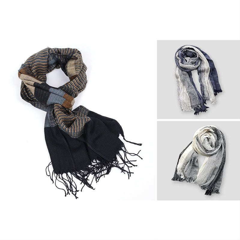 Unisex Sjaal Met Kunstzinnig Gebreid Patroon 4