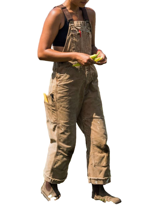 Unisex Tuinbroek Met Variabele Draagriemen 0