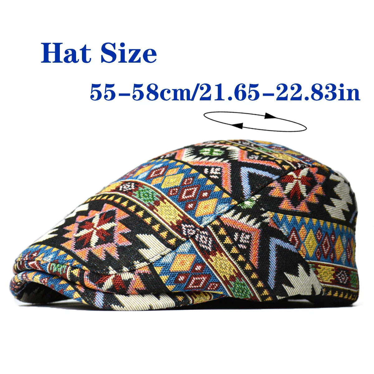 Unisex Vintage Cap Kleurrijk 6