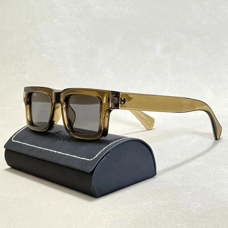 Unisex Vintage Zonnebril Met Gedurfd Frame 6