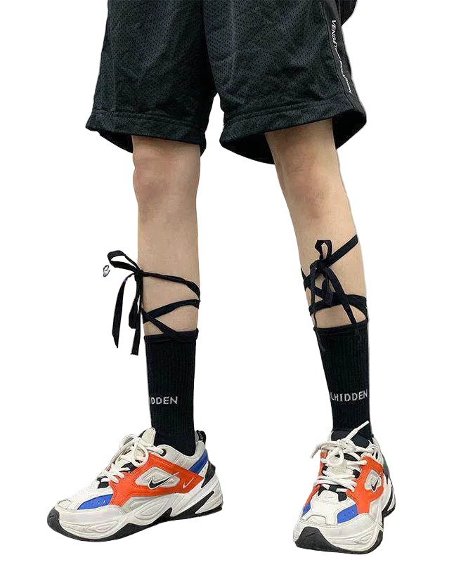 Unisex Zomerband Kruissokken in Japanse Stijl 1