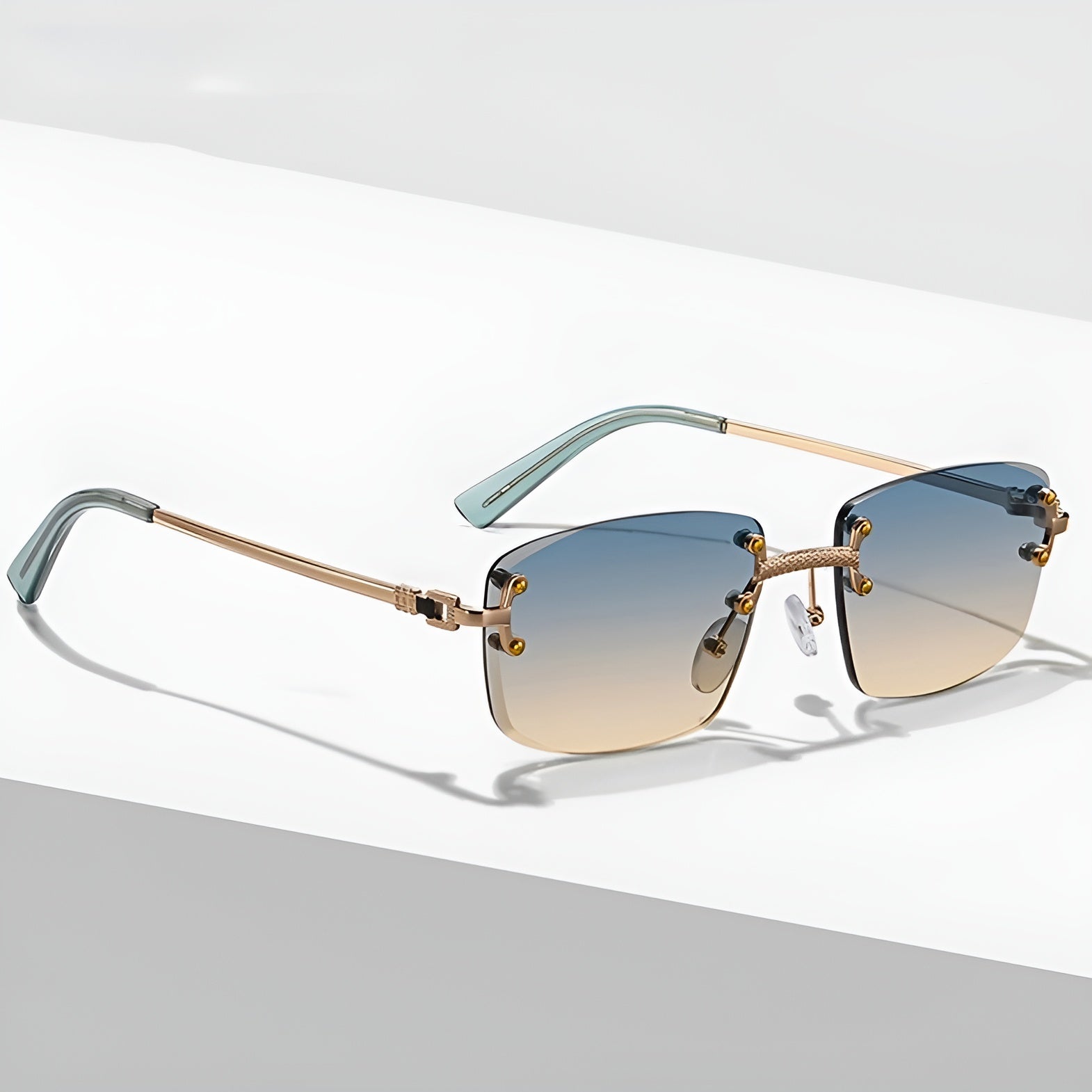 Unisex Zonnebril Met Metalen Accenten 1