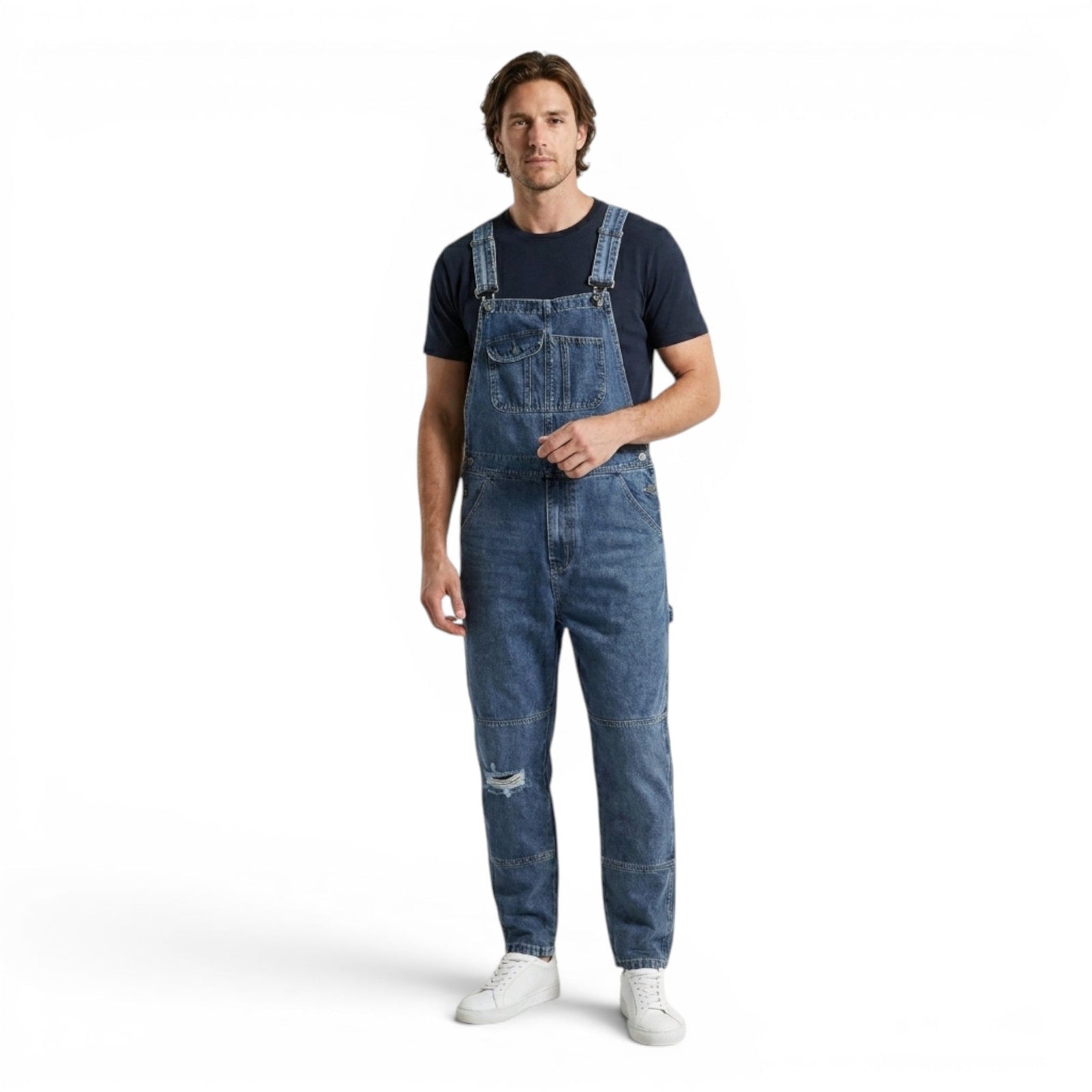 Unisex tuinbroek met verstelbare bandjes 4