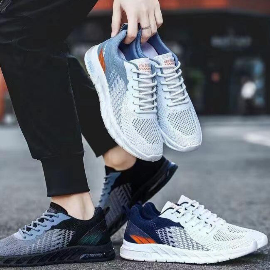 Heren Ademend Gebreide Sportschoenen