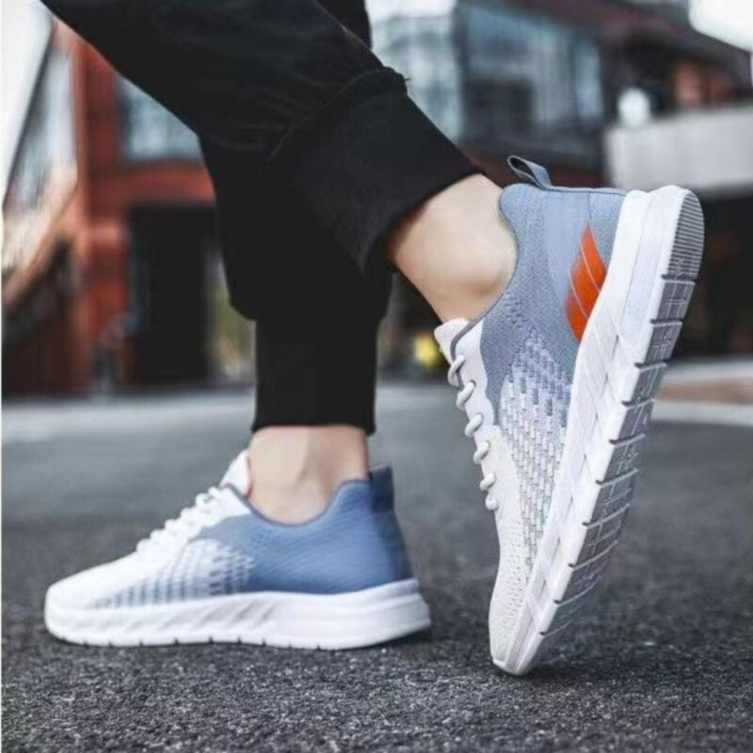 Heren Ademend Gebreide Sportschoenen