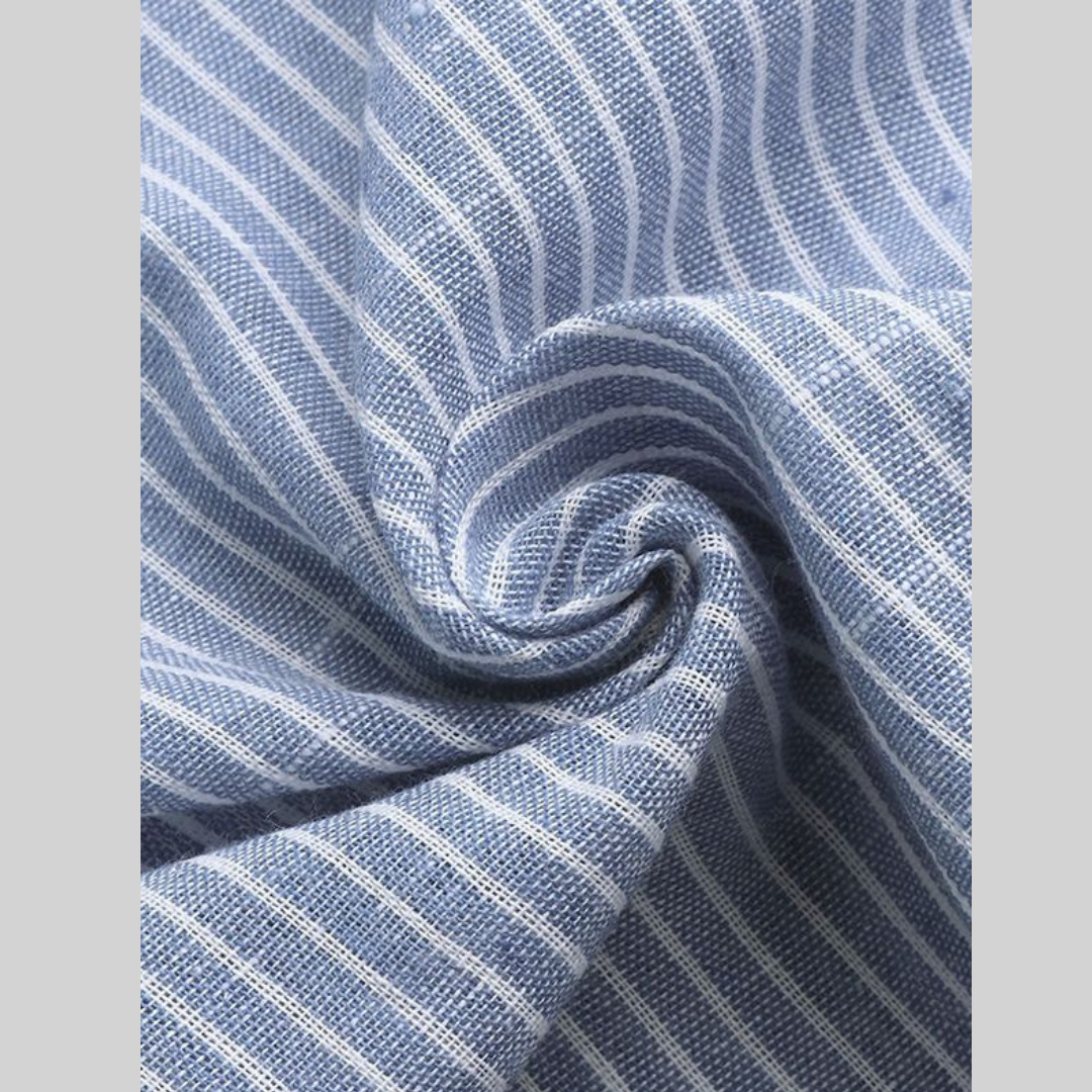 Heren Overhemd Gestreept Moderne Stijl Katoen Polyester 3