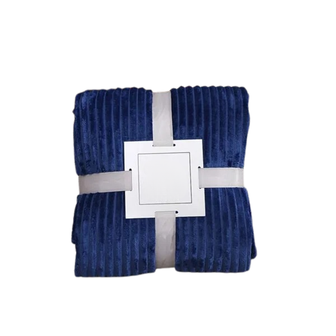 Gestreepte Flanellen Deken