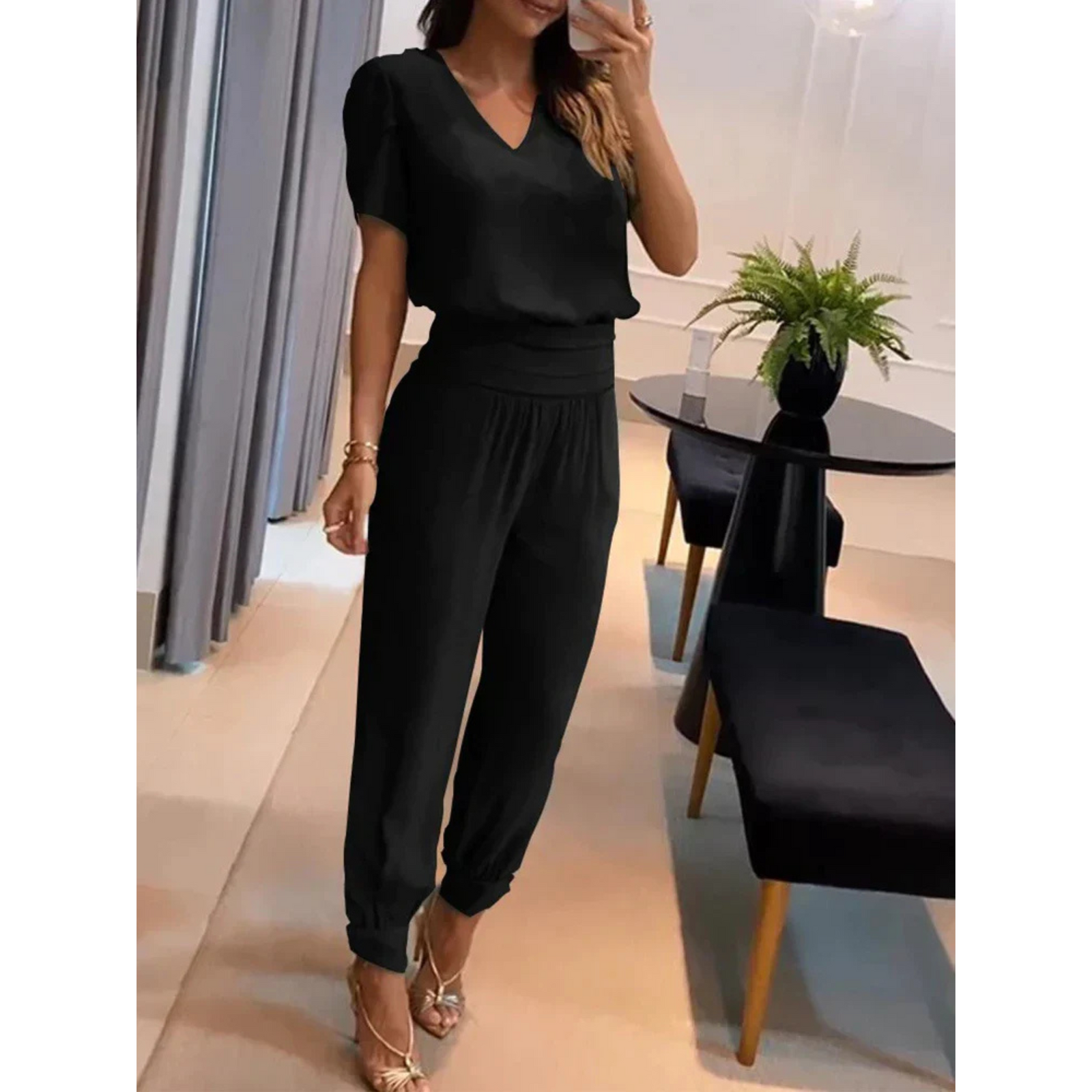 Vrouwen Casual Set Top en Broek 1