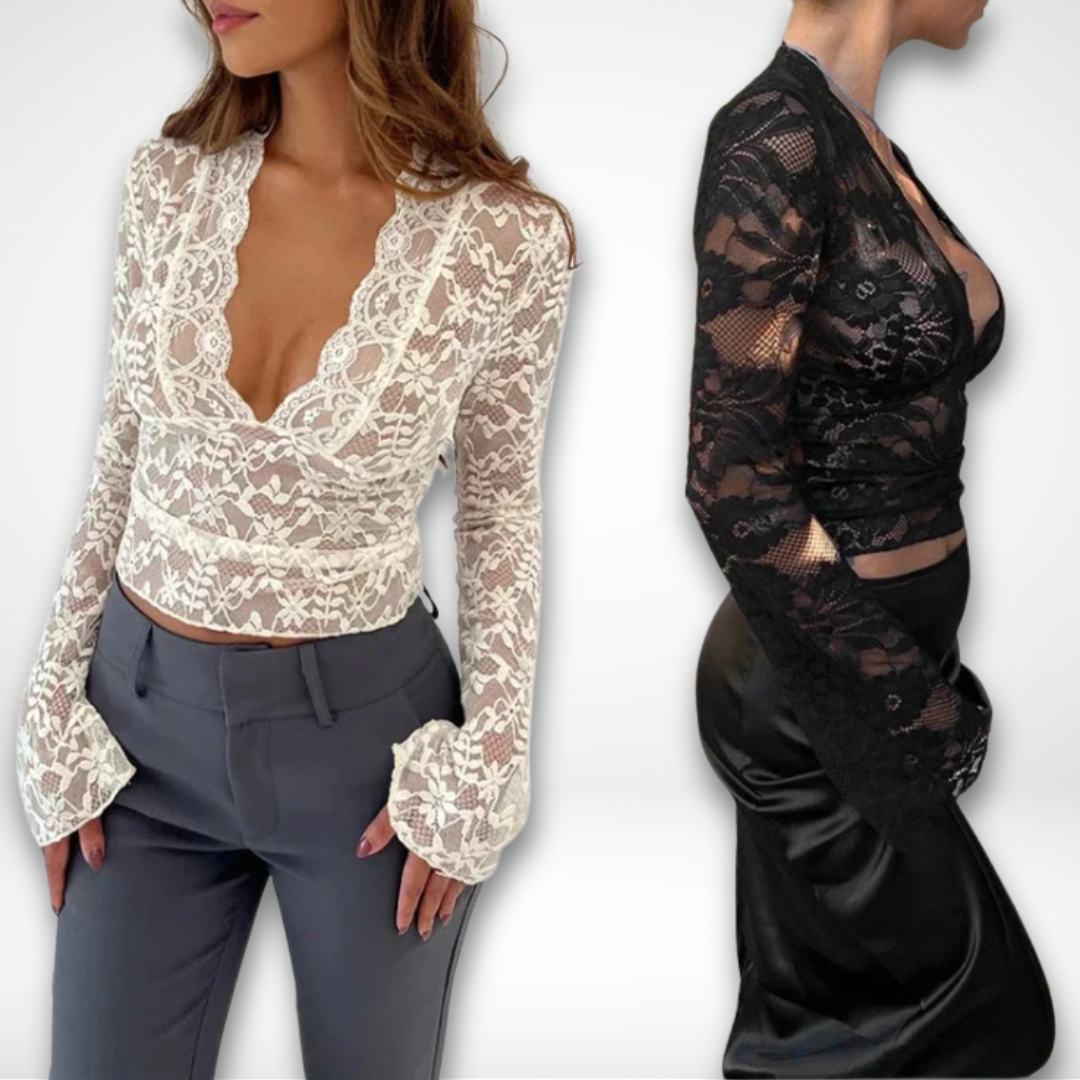 Vrouwen Lace Top Elegante Chic 1