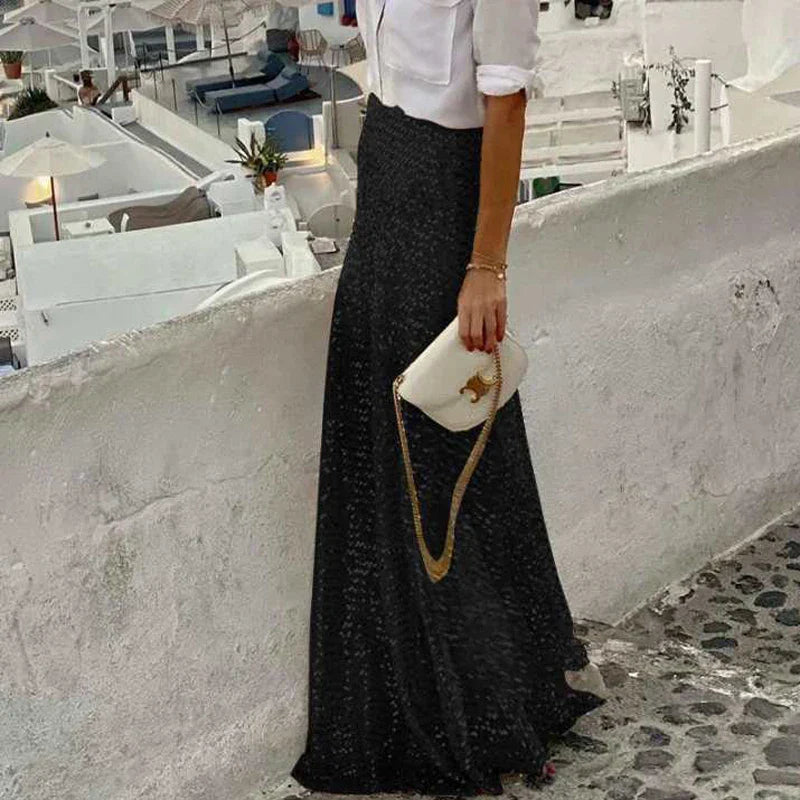 Vrouwen Maxi Rok Met Pailletten 1