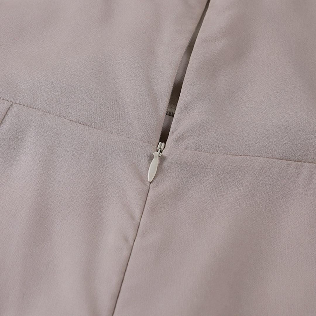 Vrouwen Midi-Jurk Met Hoge Split Van Katoen 8