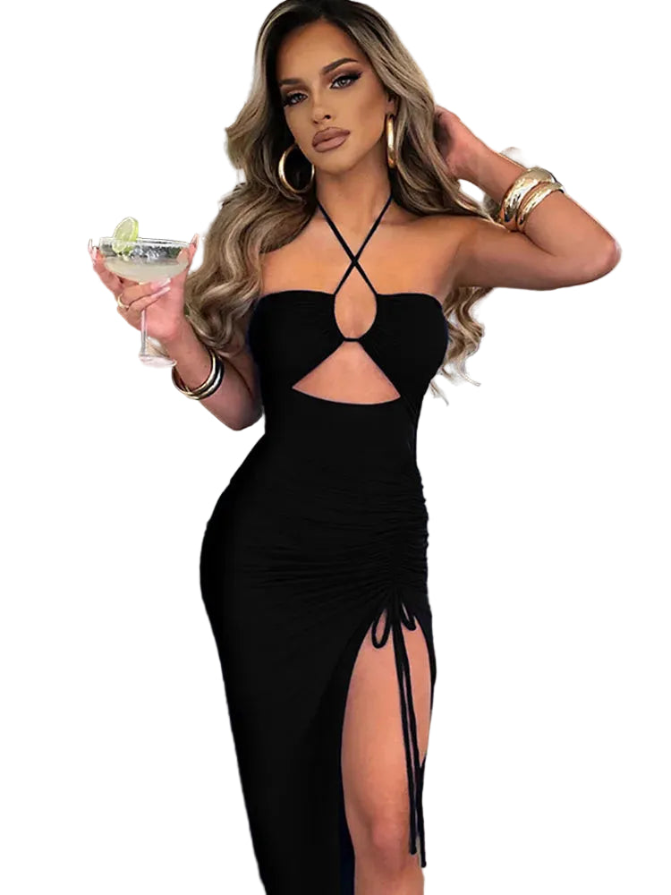 Vrouwen Midi Jurk Mouwloos 0