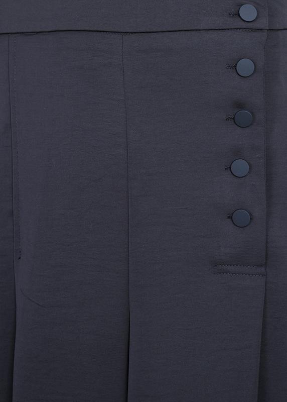 Vrouwen Wijde Pantalon met Knopen 4