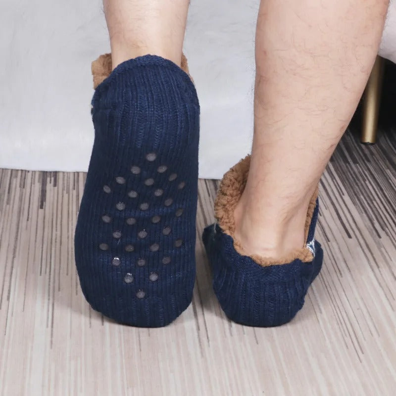 Winterse, warme, antislip huissokken 8