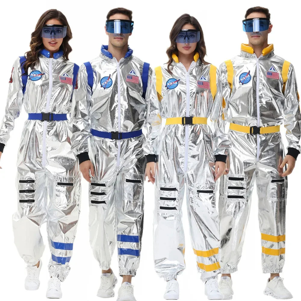 Zilveren Astronauten Kostuum voor Halloween en Themafeesten 1