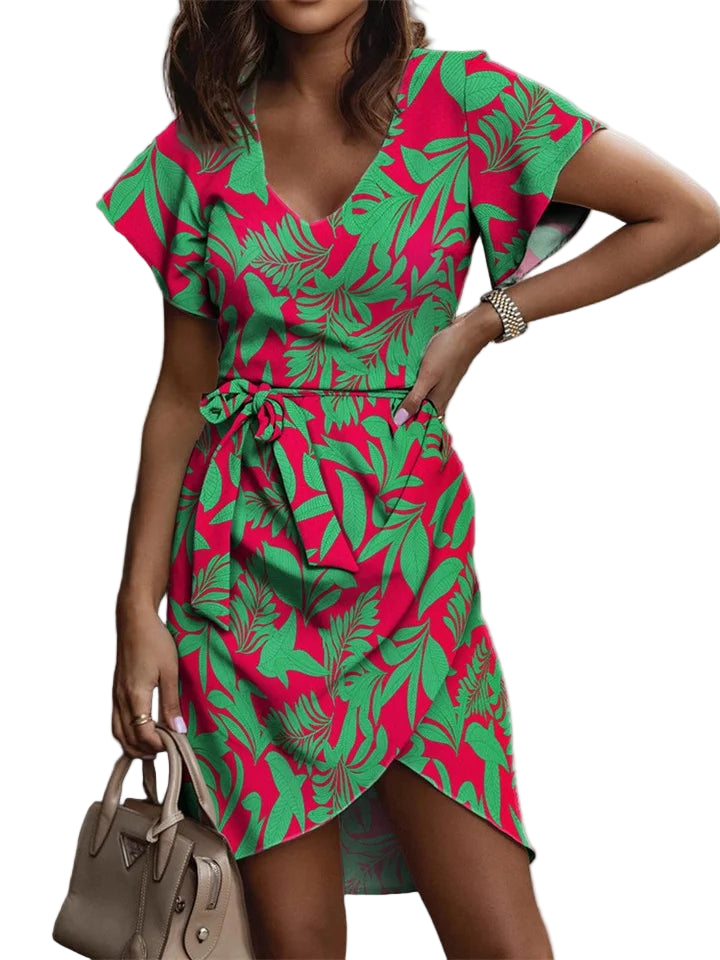 Variant image for Dames Zomerjurk Elegante Knielengte Luchtig Materiaal-1