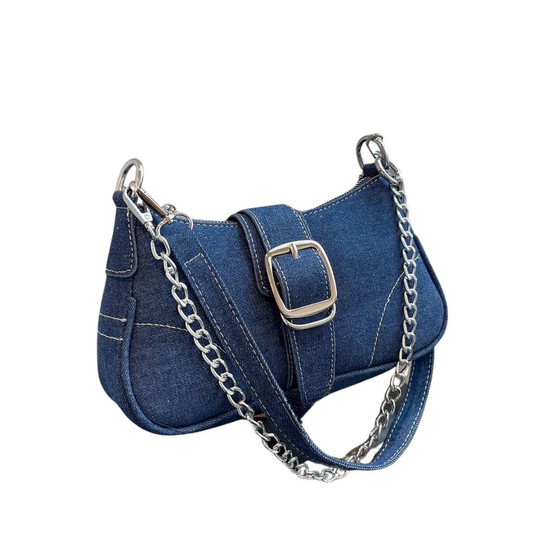 Crossbodytas van denim voor dames