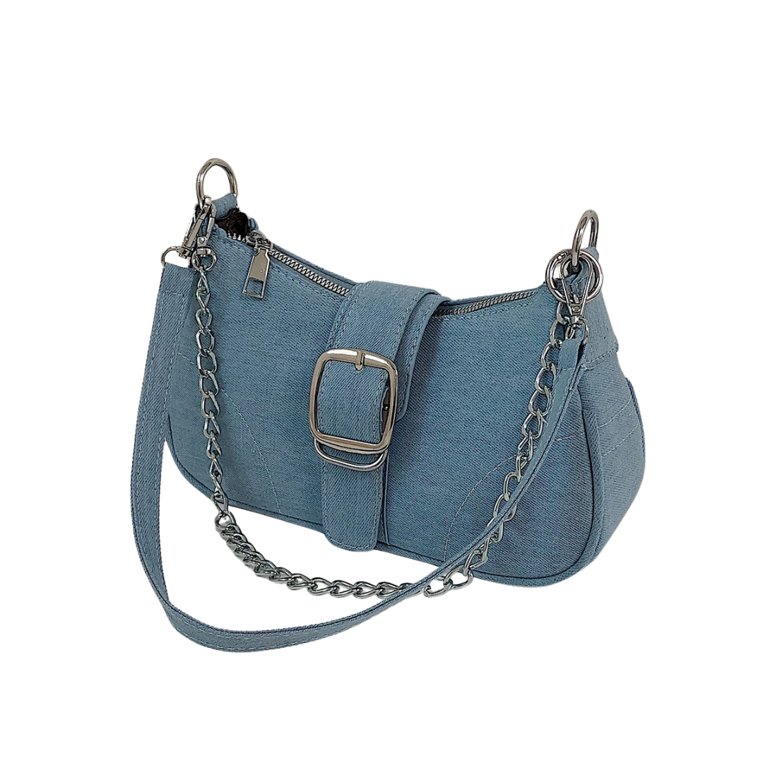 Crossbodytas van denim voor dames