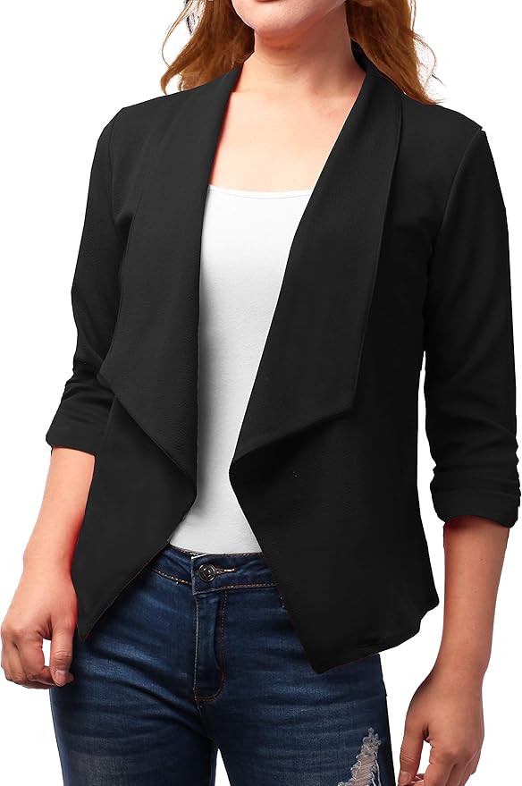 Oversized open blazer voor dames