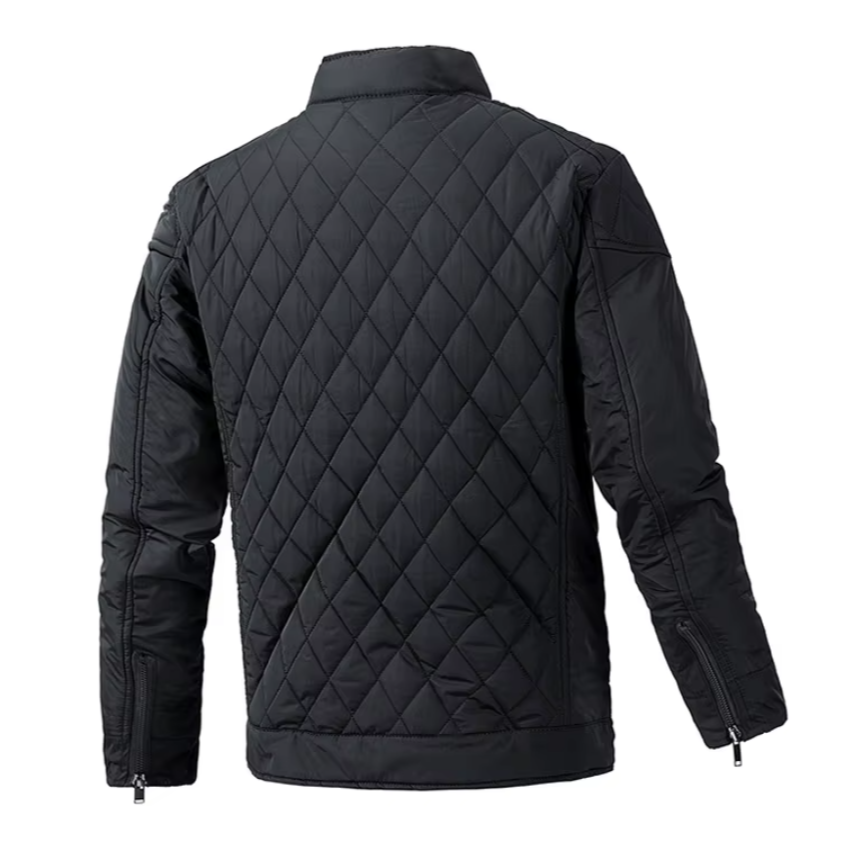 Katoenen gewatteerd bomberjack voor heren