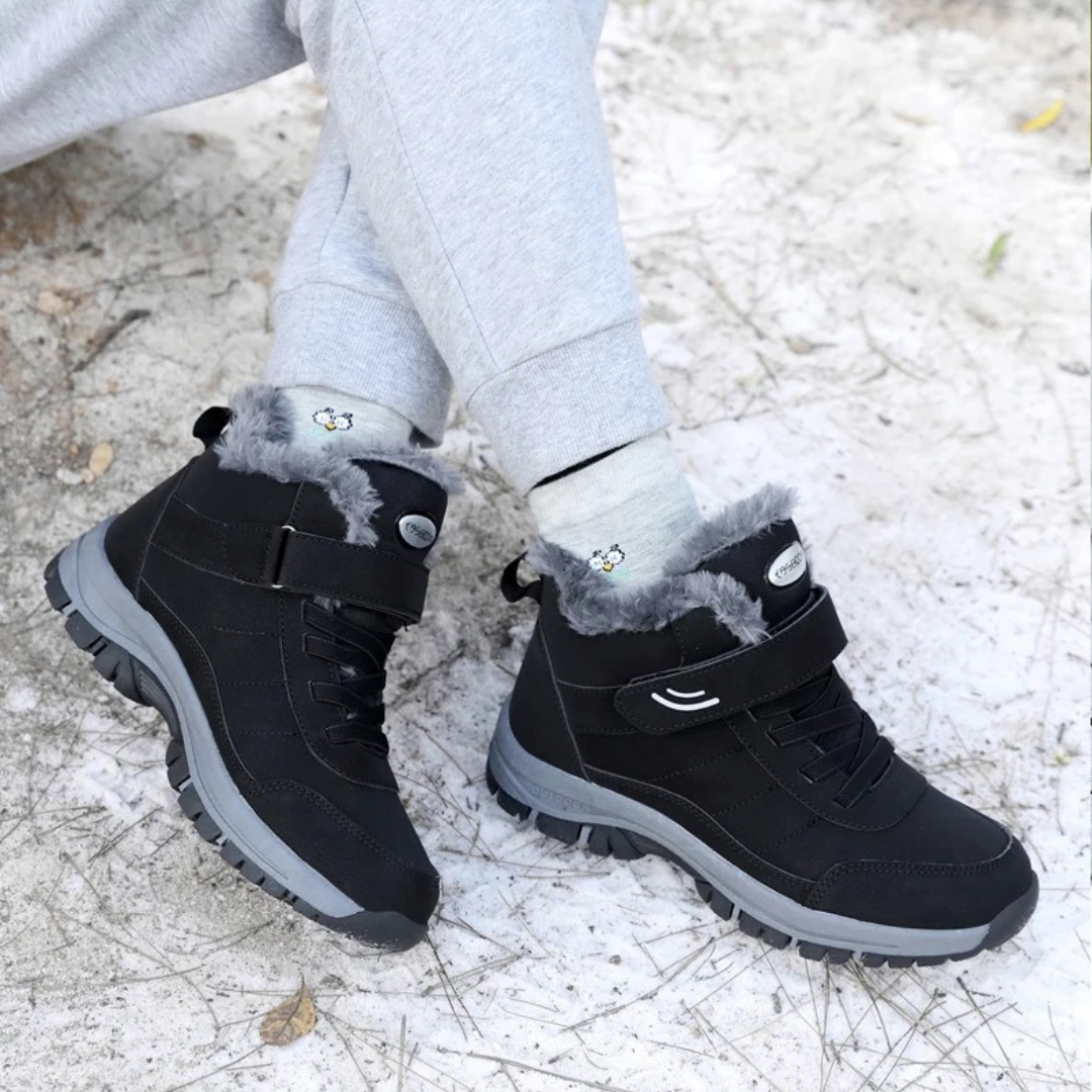 Lichtgewicht damessnowboots met bont