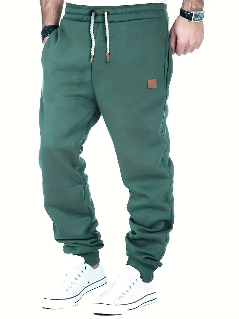 Variant image for Heren Casual Broek Losse Pasvorm Katoen Met Snoertrek-17
