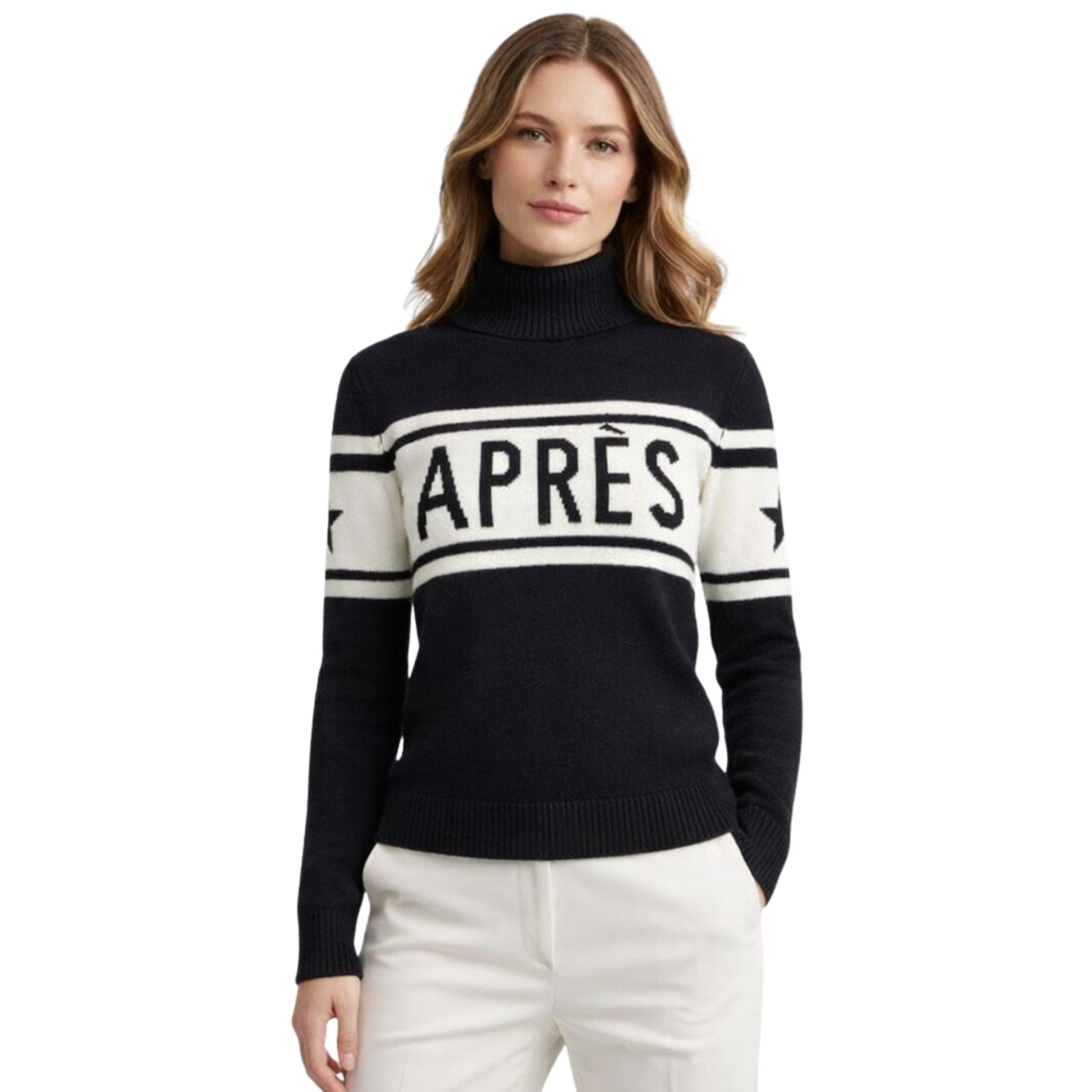 Dames Coltrui in Wintersportstijl met Elegant Colontwerp