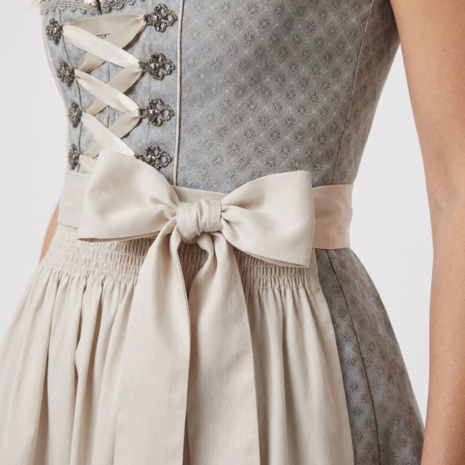 Dames Dirndl-jurk Traditioneel Stijlvolle Schort Hoogwaardige Stof