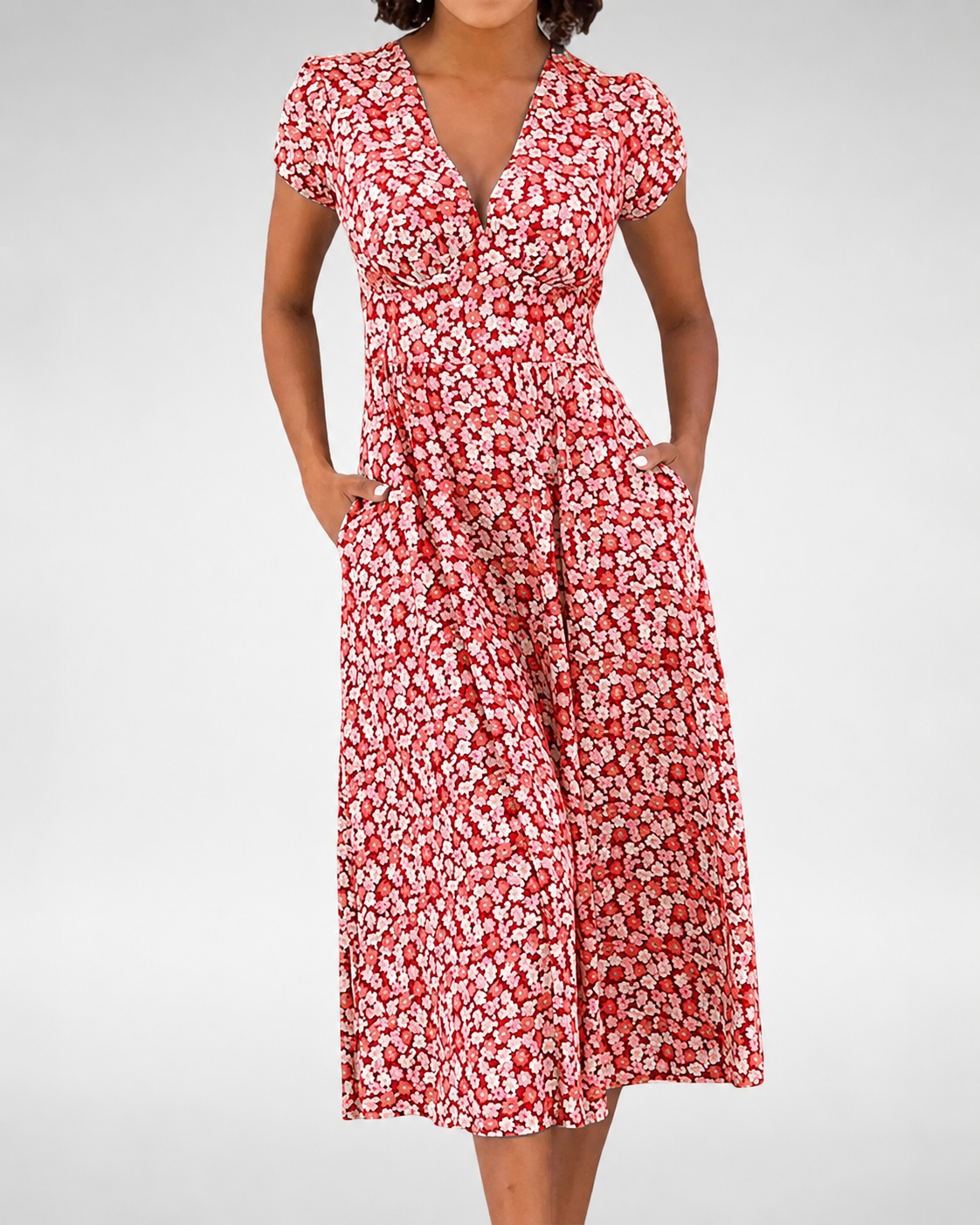 Dames Jurk Bloemenprint Zomerstijl