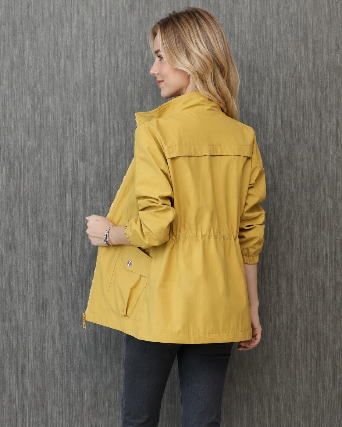 Dames Korte Zomerjacke Met Praktische Zijzakken Lichtgewicht Ademend Stijlvol