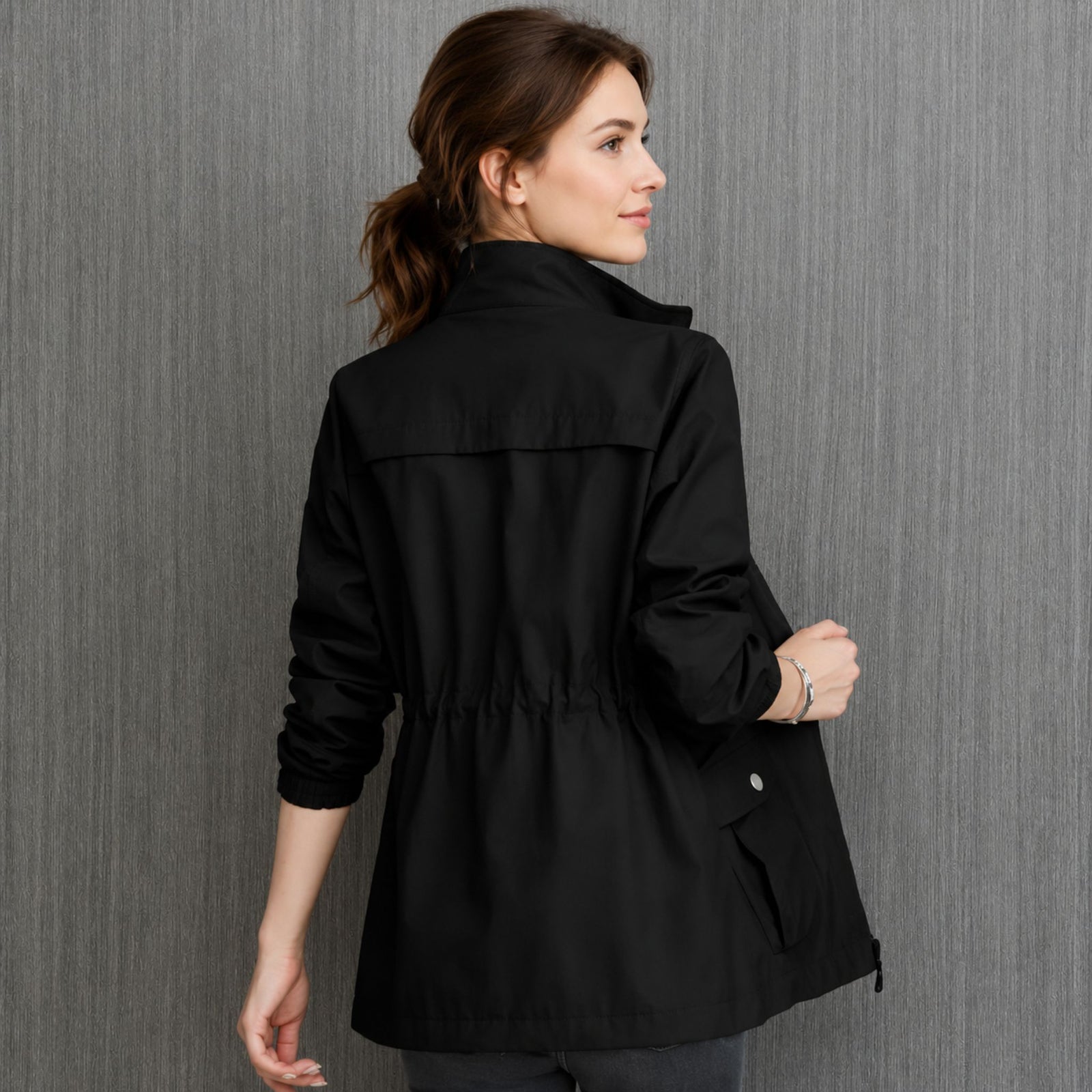 Dames Korte Zomerjacke Met Praktische Zijzakken Lichtgewicht Ademend Stijlvol