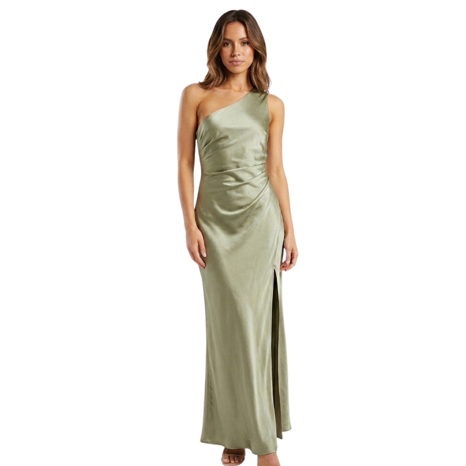 Dames Lange Jurk Asymmetrisch