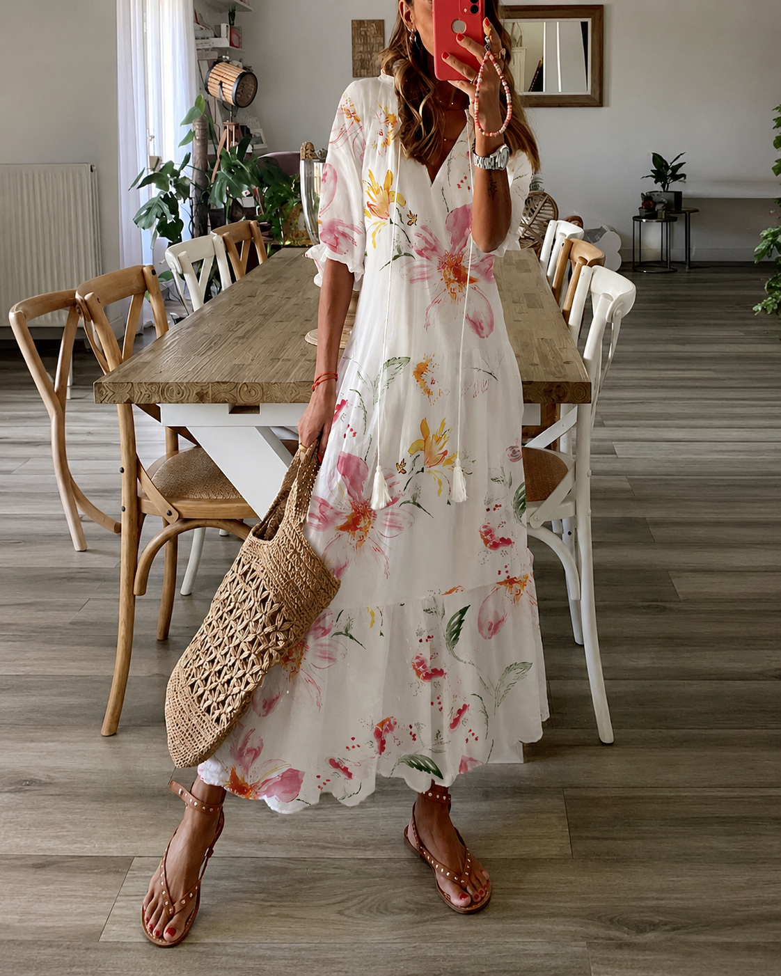 Dames Maxi-jurk Bohemian Stijl