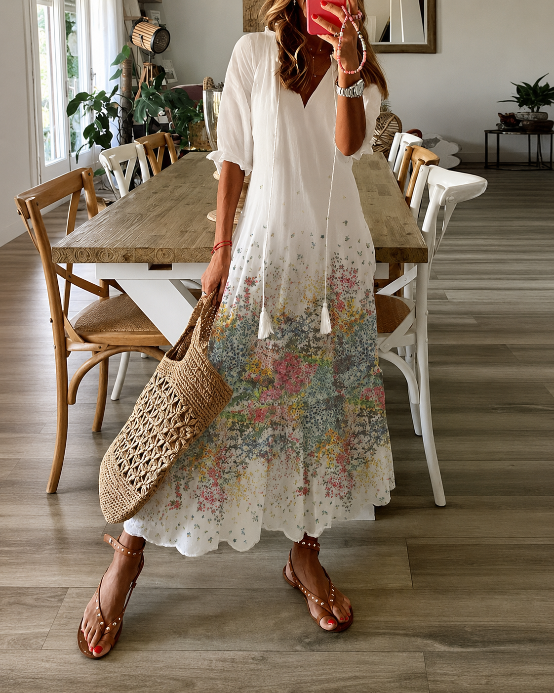 Dames Maxi-jurk Bohemian Stijl