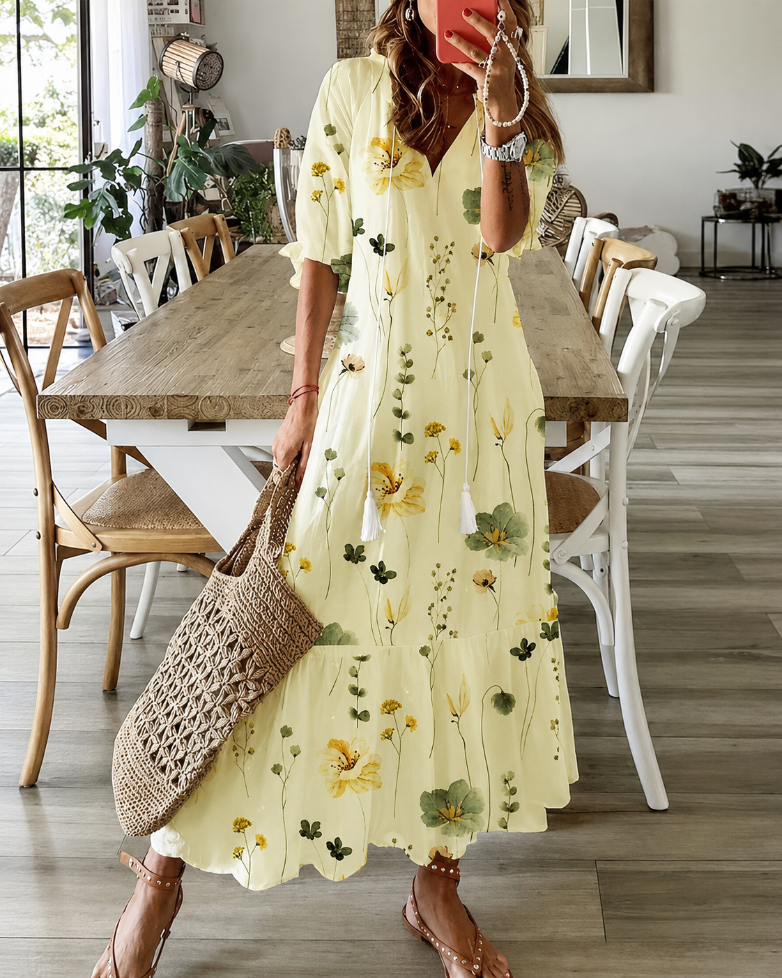 Dames Maxi-jurk Bohemian Stijl