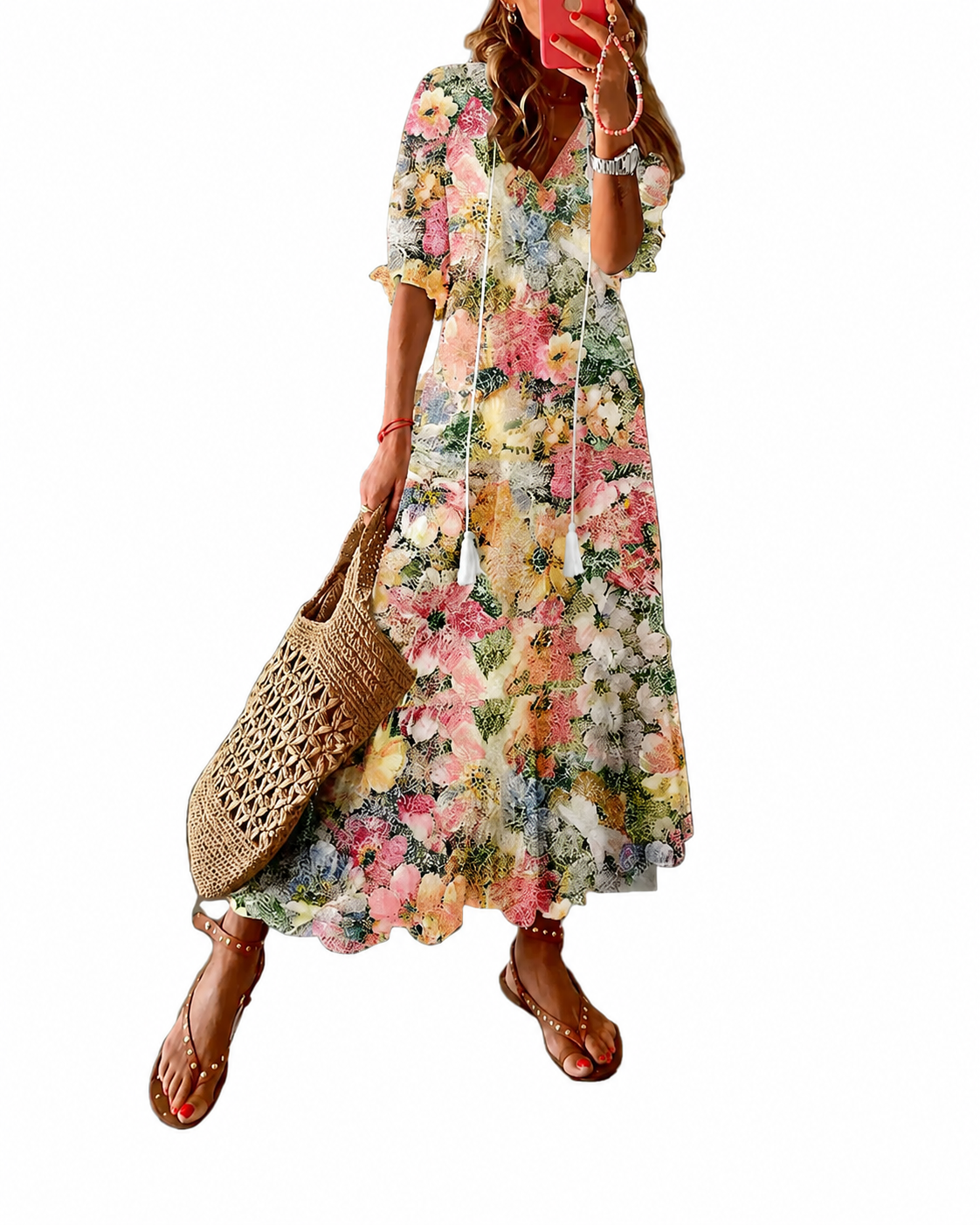 Dames Maxi-jurk Bohemian Stijl